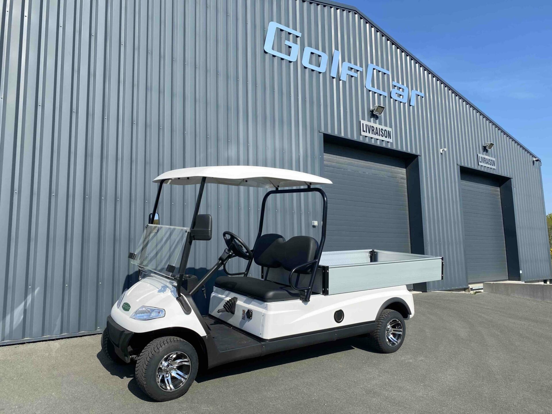 Zelec GC A2BL Voiture de Golf utilitaire électrique avec Benne XL