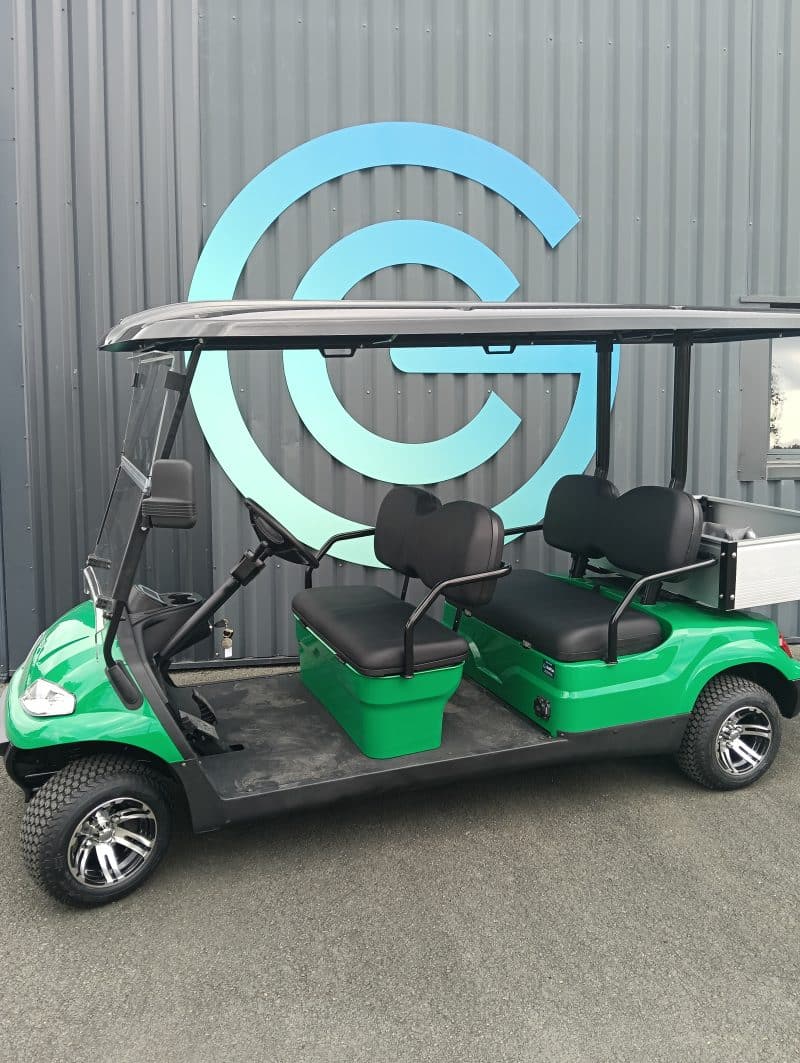 Voiture de golf modèle ZELEC GC A4+Benne