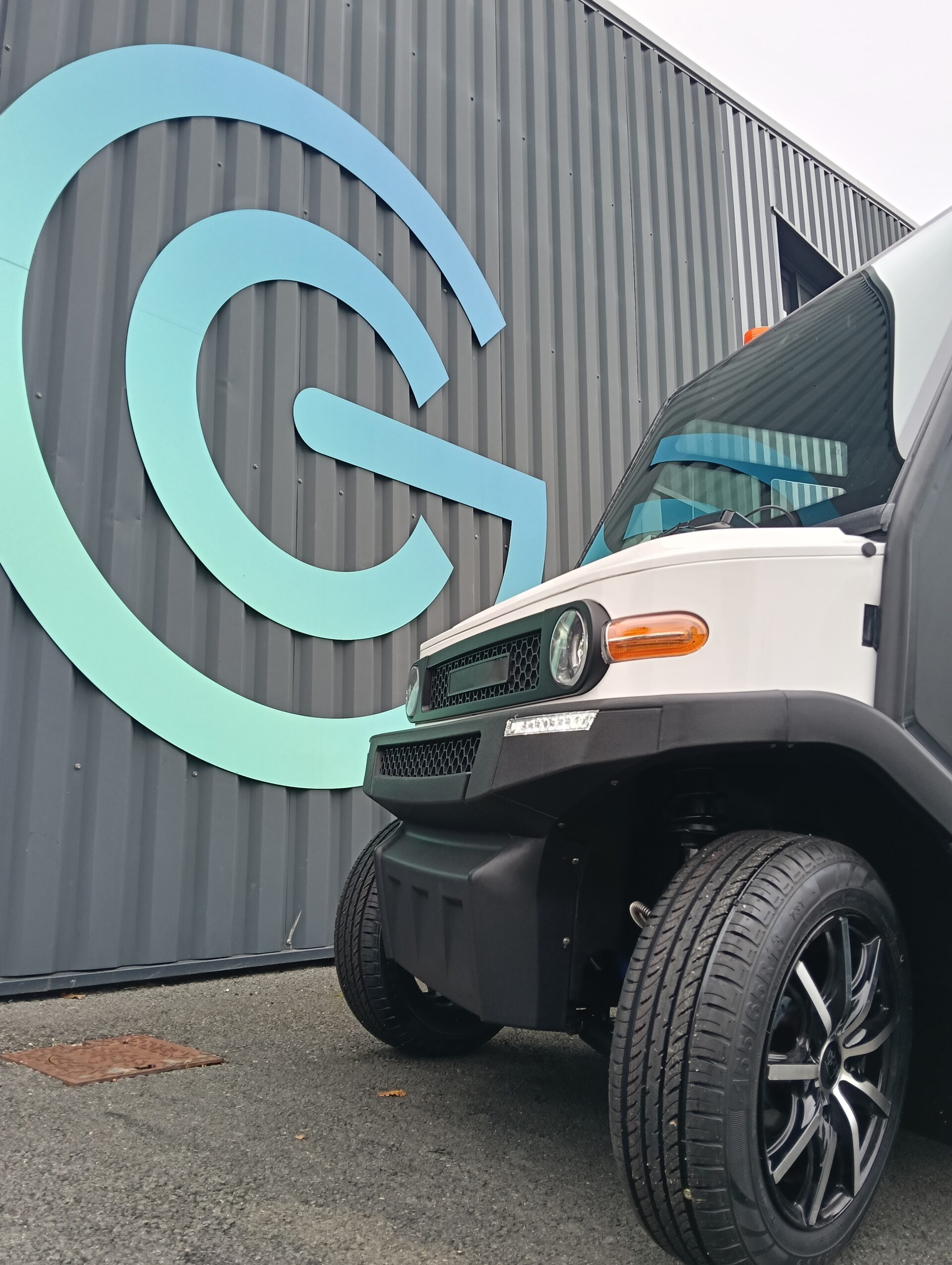 Golfette electrique avec pneus 13 pouces pour route