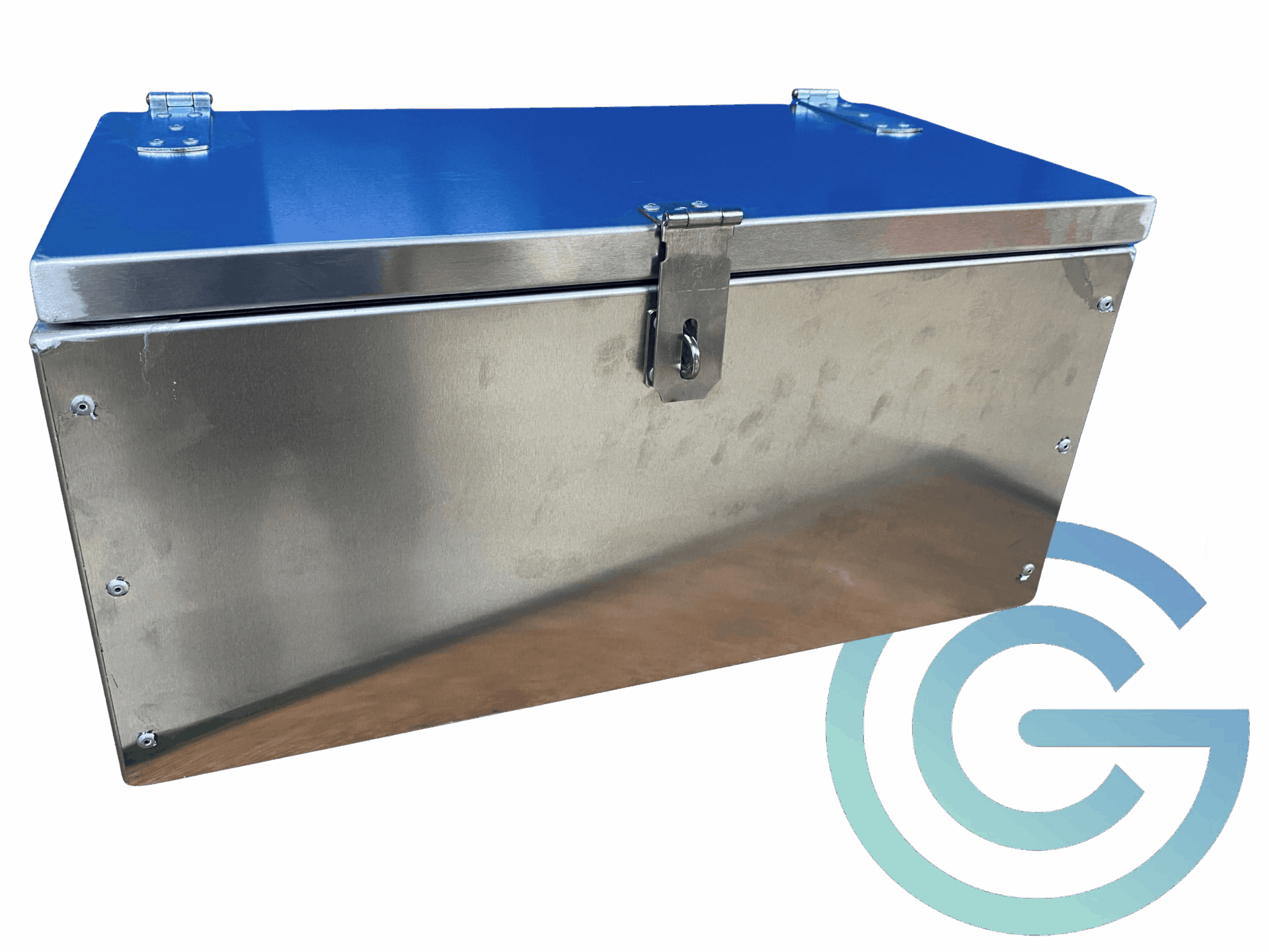 Boîte à outils en alu pour benne sur golfette