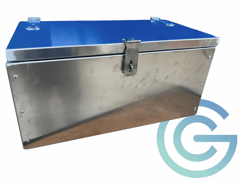 Boîte à outils en alu pour benne sur golfette